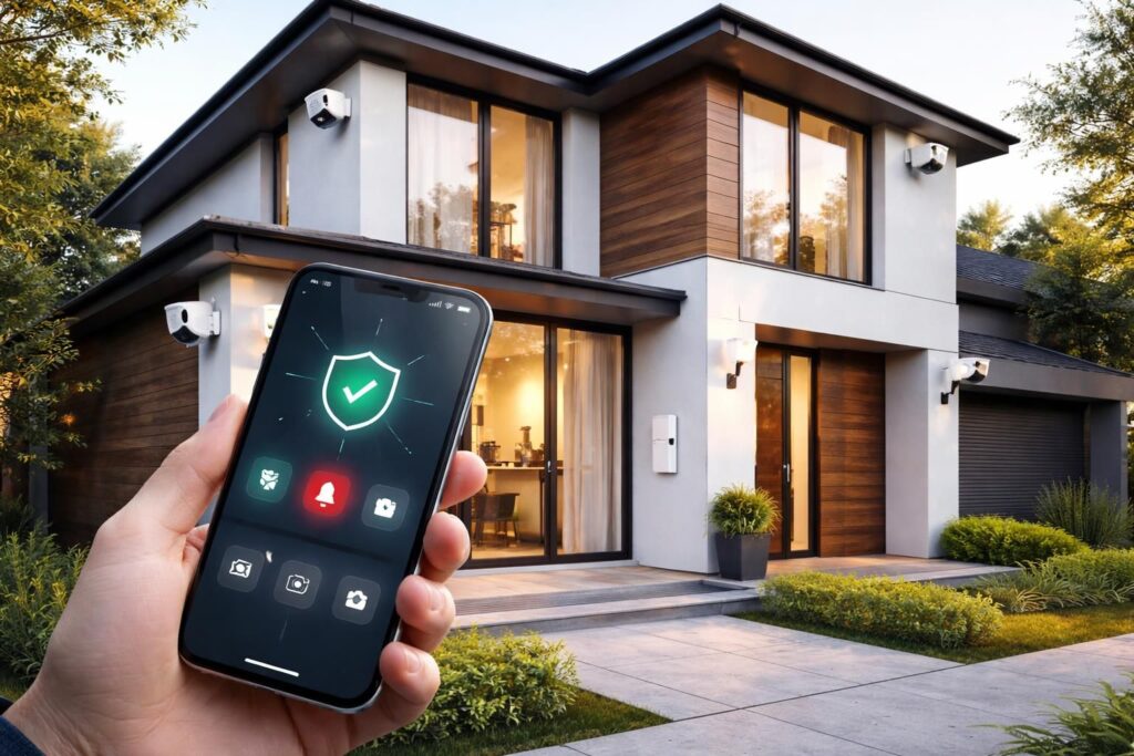Protéger votre maison avec alarme Ajax et caméras Hikvision pilotables depuis smartphone