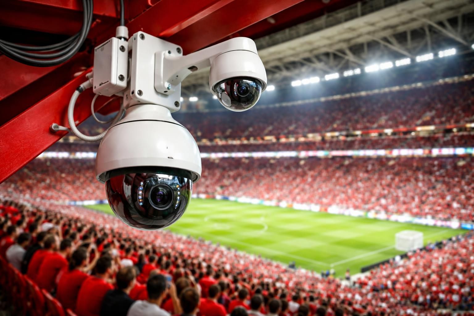 assurez la sécurité optimale de vos stades, gymnases et installations sportives grâce à nos solutions de vidéosurveillance connectée, conçues pour prévenir les incidents et protéger les utilisateurs.